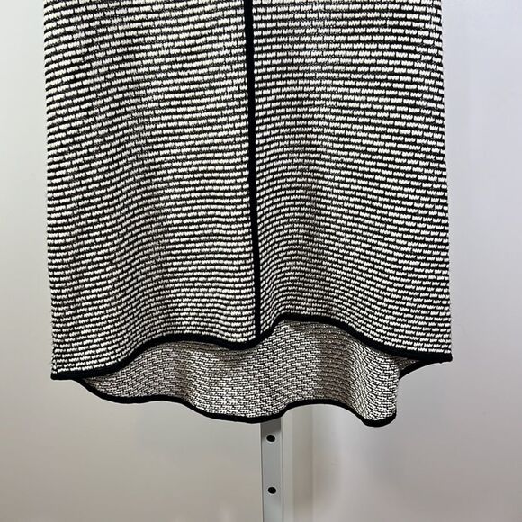 DEREK LAM 10 CROSBY Women’s Sleeveless Woven Tank Top Black/White Size Large - Picture 5 of 9